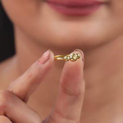 Golden Light It Up Ring