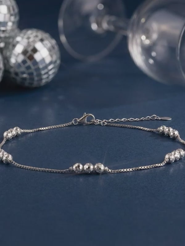 Silver Havana Anklet