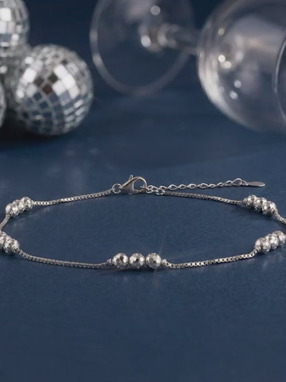 Silver Havana Anklet
