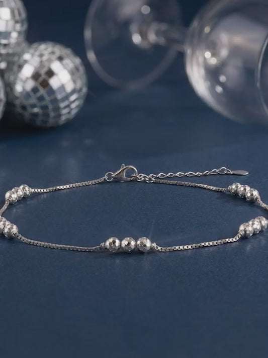 Silver Havana Anklet