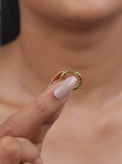 Golden Princess Hoop Earrings