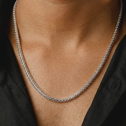 Silver Korean Chain For Him