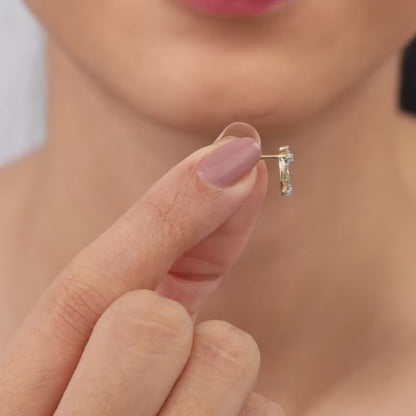 Gold Spark Lab Grown Diamond Stud Earrings