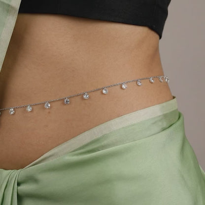 Silver Lumina Link Waist Chain