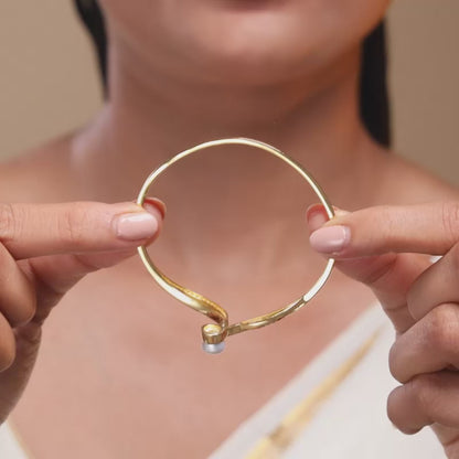 Golden Mahadevi Bangle Bracelet