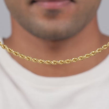 Golden Rope Chain For Him