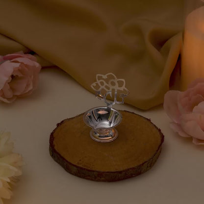 Silver Divine Shree Diya