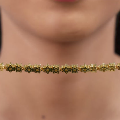 Golden Marilyn Necklace