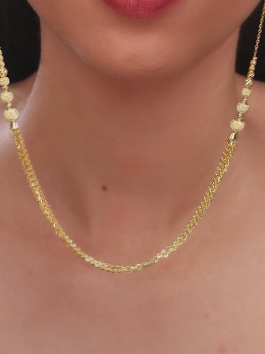Golden Fancy Necklace