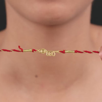 Golden Hanuman Gadha Rakhi
