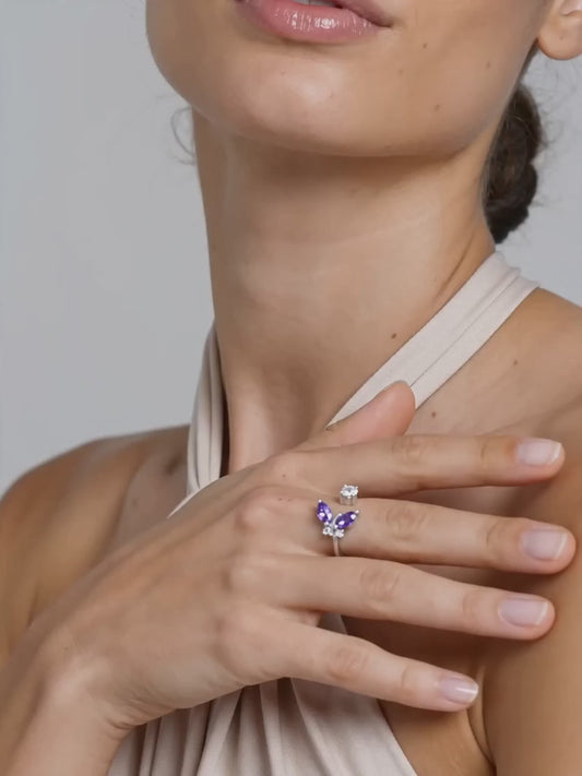 Silver Mermaid Muse Ring