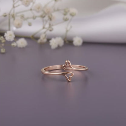 Rose Gold Baby Love Ring