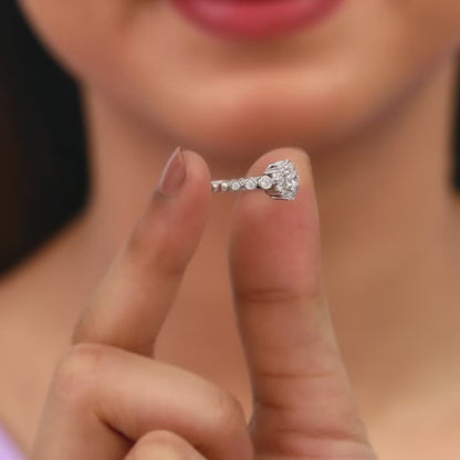 Silver Jovian Moons Ring