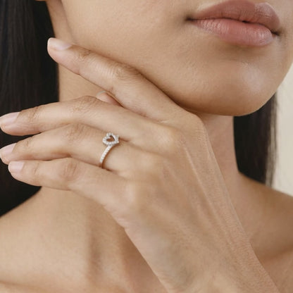 Silver Celeste Love Ring