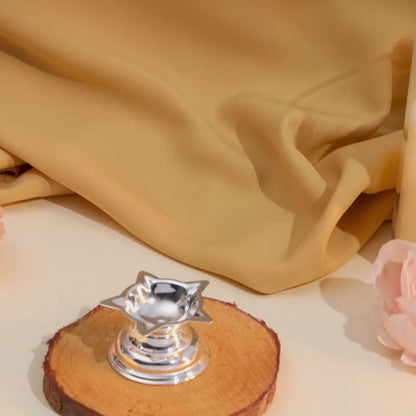 Silver Panchmukhi Diya