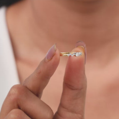 Gold Velvet Light Lab Grown Diamond Ring