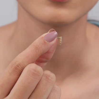 Gold Shine Command Lab Grown Diamond Studs