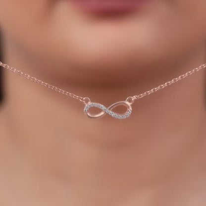 Rose Gold Infinia Necklace