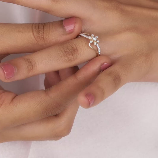 Gold Seasons Of Life Diamond Ring
