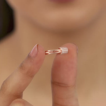 Rose Gold Lucky Loop Ring