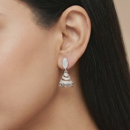 Silver Meher Jhumki