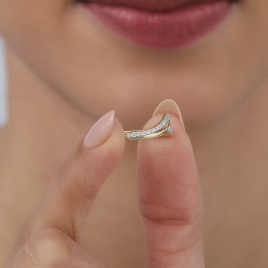 Gold Vividia Lab Grown Diamond Ring