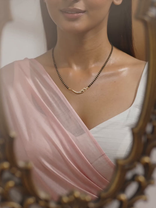 Golden Match Made In Heaven Mangalsutra