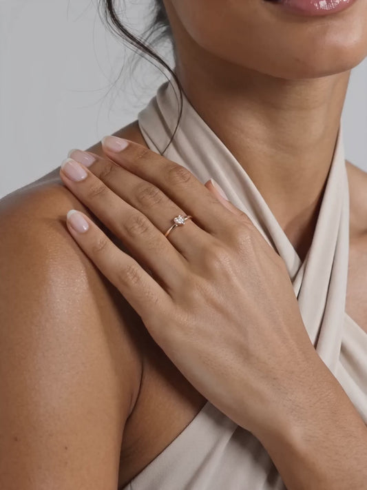 Rose Gold Love Vow Ring