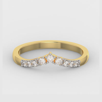 Gold Serac Vanki Diamond Ring
