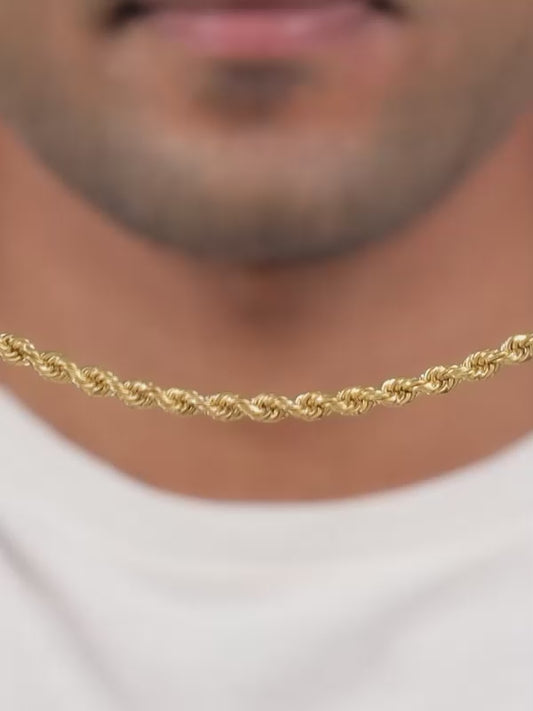 Golden Rope Chain For Him