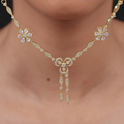 Golden Aurora Elegance Necklace