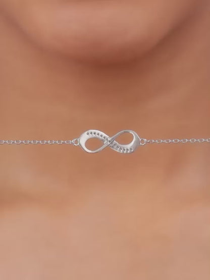 Silver Unbreakable Bond Infinity Bracelet