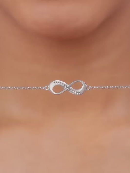 Silver Unbreakable Bond Infinity Bracelet