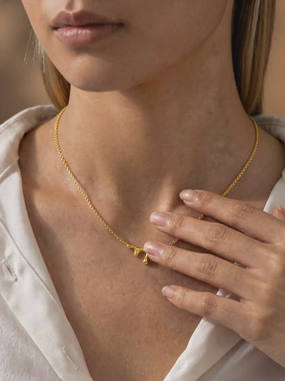 IXIA by GIVA Lowkey Gold Plated Necklace