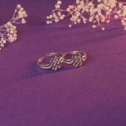 Silver Pema Toe Rings