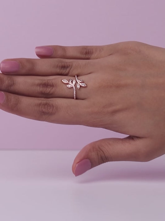 Rose Gold Pure Poise Ring