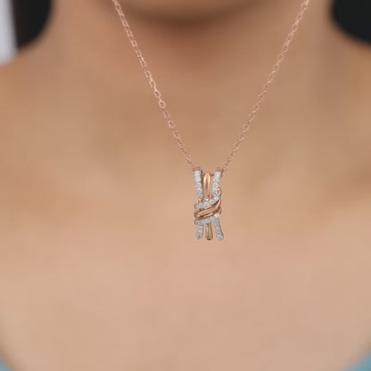 Rose Gold Dreamer Feels Lab Grown Diamond Pendant