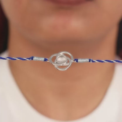 Silver Nazarproof Rakhi