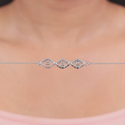 Silver First Glam Necklace