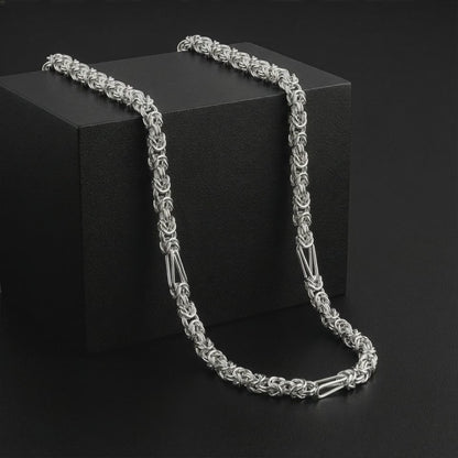 Silver Byzantine Chain for Him