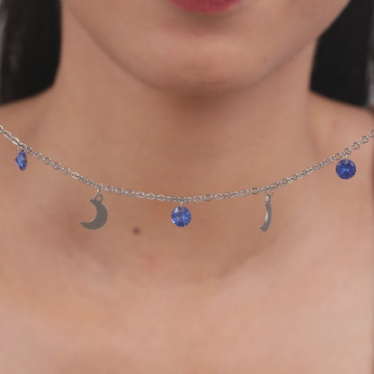 Silver Celestial Bloom Bracelet