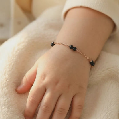 Rose Gold Starry Dot Kids Bracelet (0 - 2 Years)