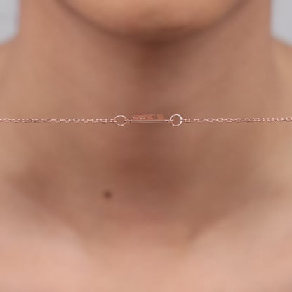 Rose Gold Personalised Hindi Initial Bracelet