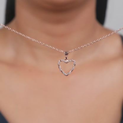 Rose Gold Amora Gleam Pendant with Link Chain