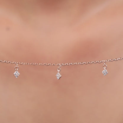 Rose Gold Lumina Charm Necklace