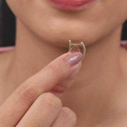 Gold Veyona Lab Grown Diamond Earrings