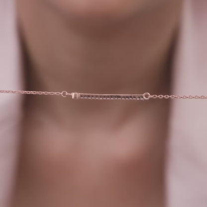 Rose Gold Zircon Minimal Bracelet