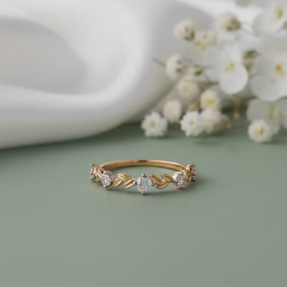 Gold Canopy Lab Grown Diamond Ring
