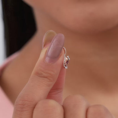 Rose Gold Musically Her Lab Grown Diamond Earrings