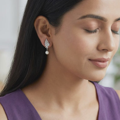 Silver Glorious Wings Earrings